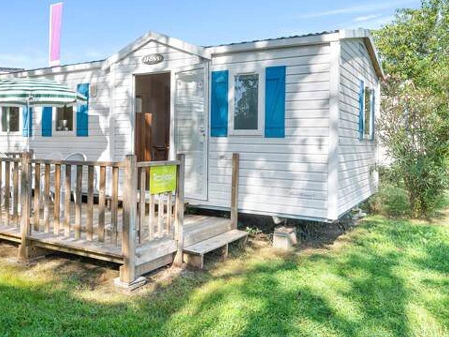 Camping Marvilla Parks La Pommeraie de l'Océan - Bungalow 4 personen - Mobilheim | Classic | 2 Zi. | 4 Pers. | Nicht überdachte Hochterrasse in Trégunc, Côte de Cornouaille
