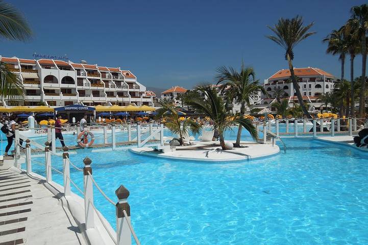 Appartamento per 6 persone, con piscina e balcone in Parque Santiago