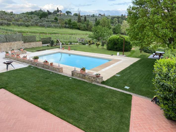Ferienhaus für 6 Personen, mit Garten und Pool