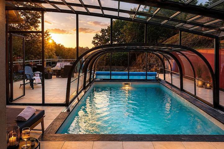 Maison d’hôte pour 2 personnes, avec Jacuzzi ainsi que Terrasse et Piscine
