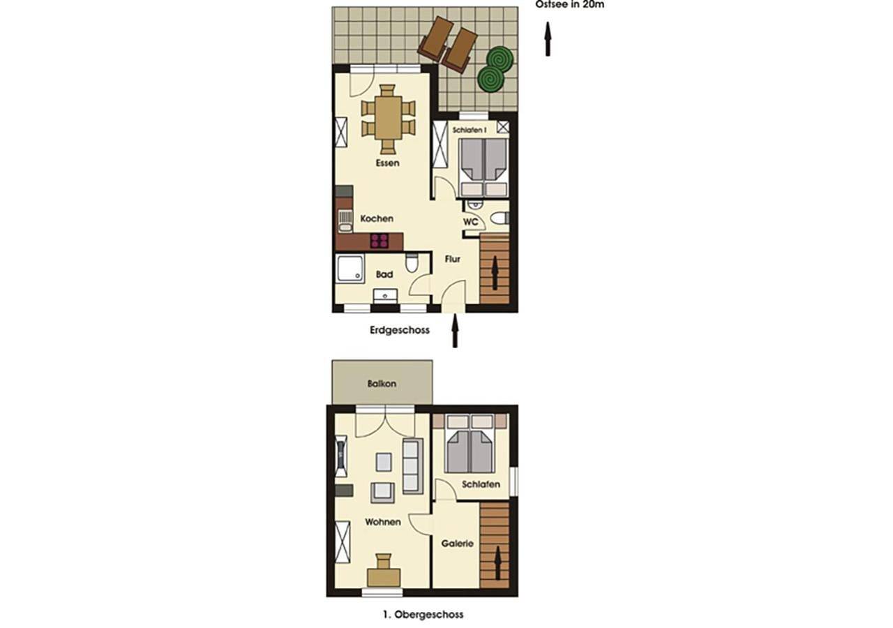 Three-Bedroom House in Niendorf, Timmendorfer Strand