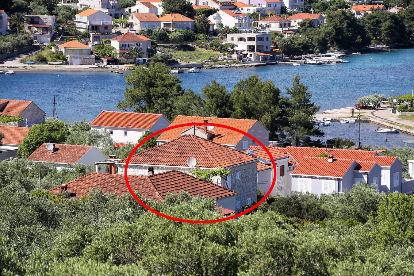 Ganze Wohnung, 4-Zimmer-Ferienwohnung mit Terrasse und Meerblick Lumbarda, Korcula A-9295-a in Lumbarda, Korcula
