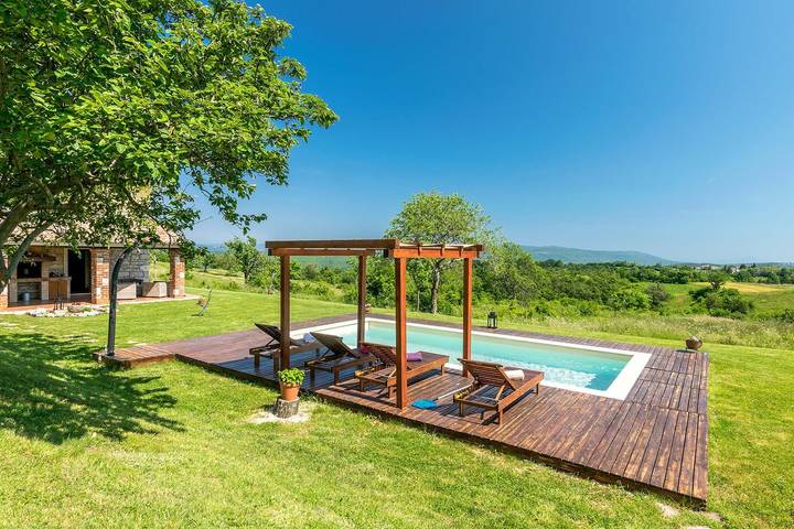 Villa mit pool für 4 Personen, mit Pool und Garten in Kroatien - 3