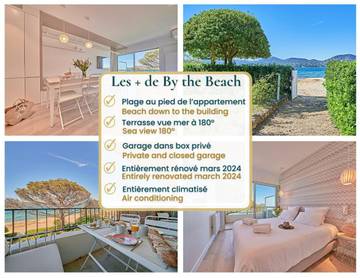 Gîte pour 4 personnes, avec terrasse et vue dans Plage de la Bouillabaisse