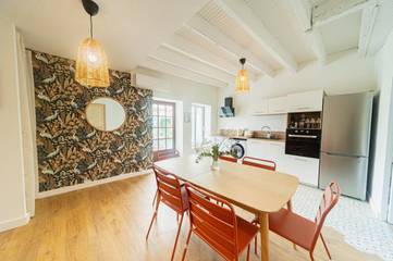 Gîte pour 7 personnes, avec vue et jardin à Saint-Didier-sur-Chalaronne