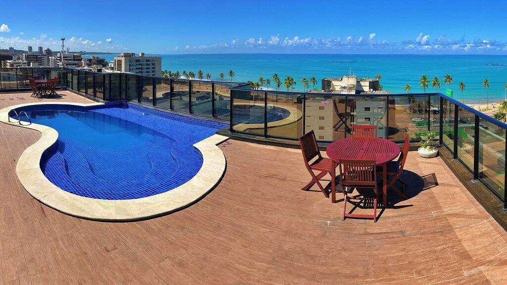 Ganze Wohnung, Vacanze - Edf. Port Ville Iii apt 310, Piscina na Cobertura com Vista Panorâmica in Jatiúca, Alagoas