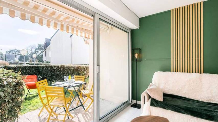 Gîte pour 5 personnes, avec terrasse, animaux acceptés dans Plage de Beaumer