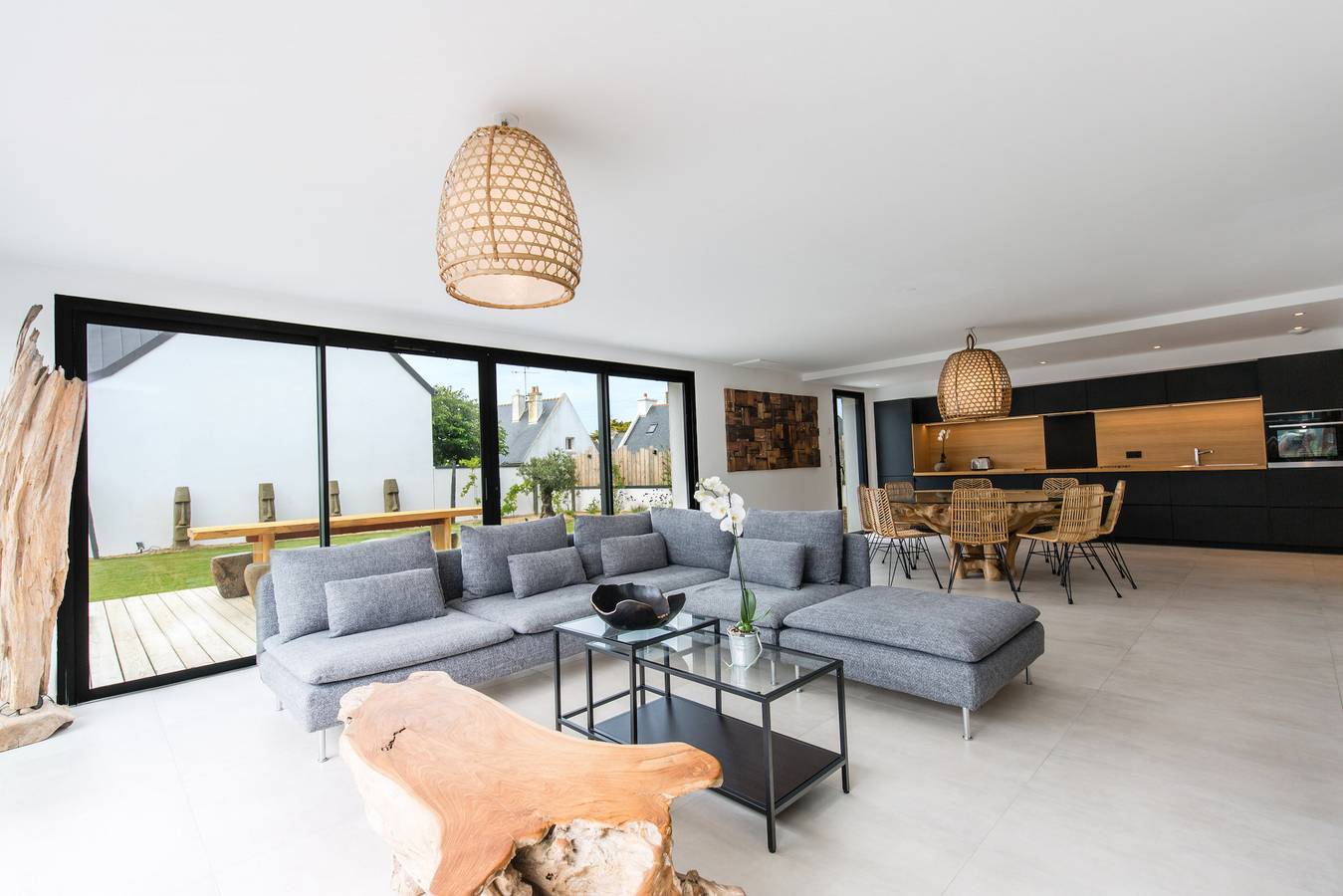 Villa Moaï luxe et dépaysement à 200 m de la plage in Quiberon, Côte des Mégalithes