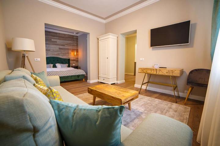 Appartement de vacances pour 4 personnes, avec jardin