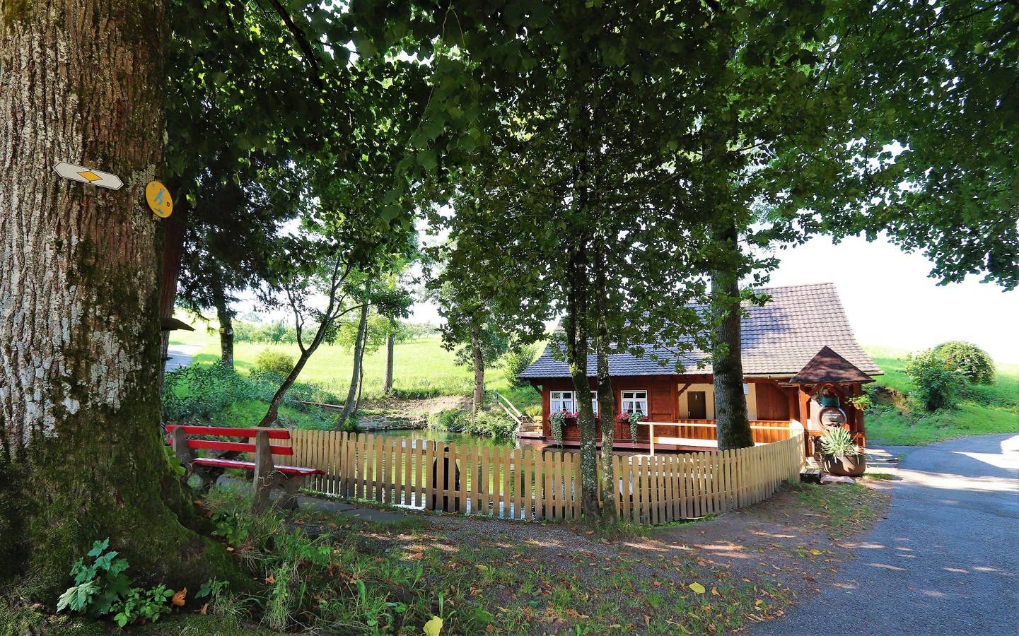 Ganze Ferienwohnung, Fußbühlhof - Ferienwohnung A, 85qm, 2 Schlafzimmer, max. 4 Personen in Oberharmersbach, Mittlerer Schwarzwald