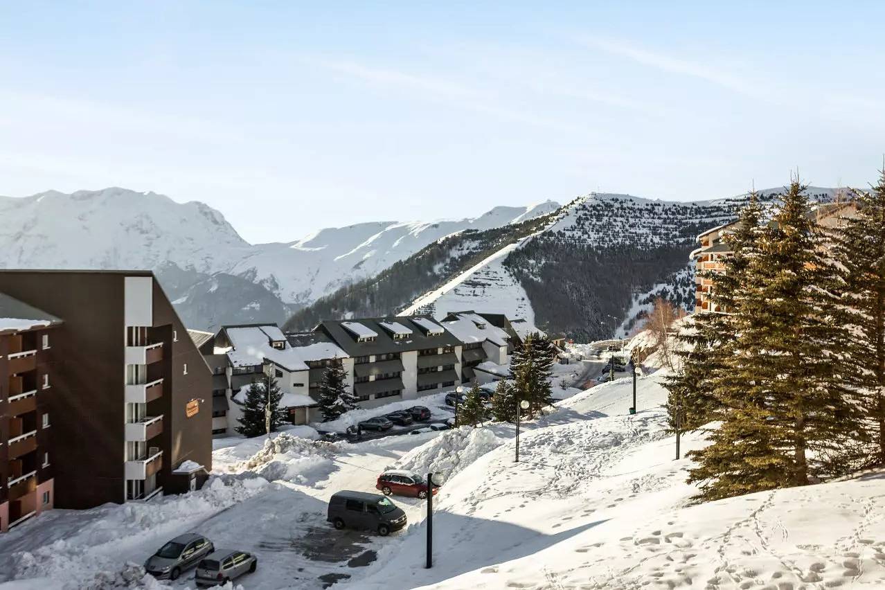 Ganzes Studio, Studio Bergblick + Kabinenecke 4 Personen - Komfort in Huez, Nationalpark Écrins