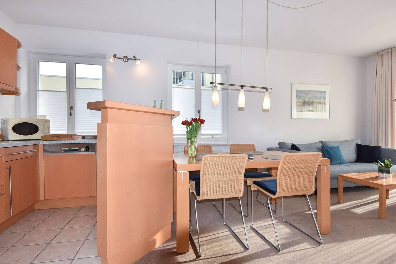 Ganze Wohnung, Haus Ardenne 03 - nur wenige Meter bis zum feinsandigen Ostseestrand in Seebad Heringsdorf, Heringsdorf