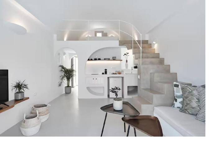 Maison d’hôte pour 8 personnes, avec Balcon et Jacuzzi ainsi que Terrasse et Jardin à Oia
