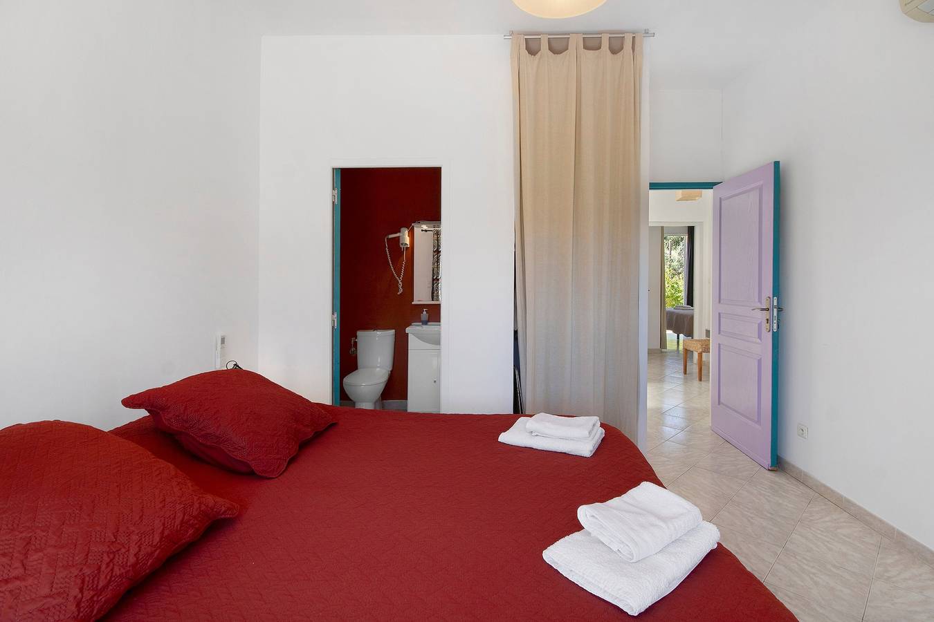 Chambre d’hôtes « Vinci - U Pianarellu » avec vue mer, Wi-Fi et climatisation in Olmeto, Arrondissement de Sartène