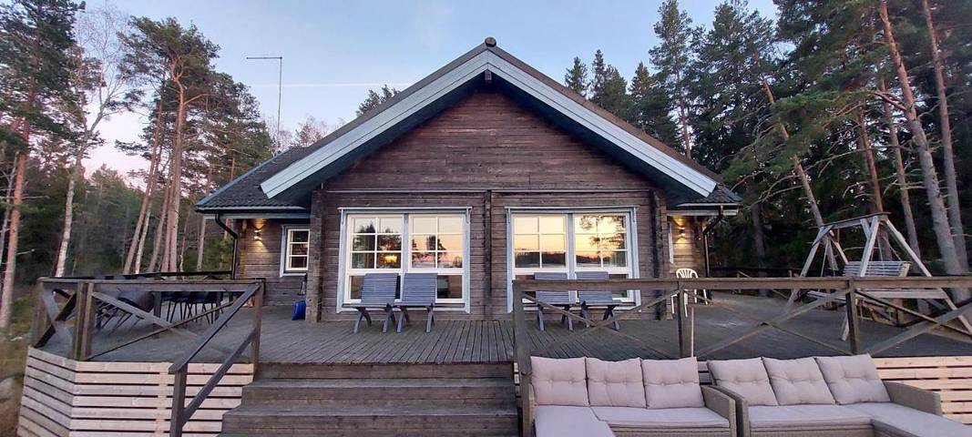 Dom wakacyjny dla 6 osób, z ogród i sauna oraz widok w Finlandia Południowa