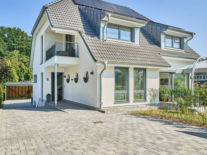 Ferienhaus für 2 Personen, mit Balkon und Garten, mit Haustier