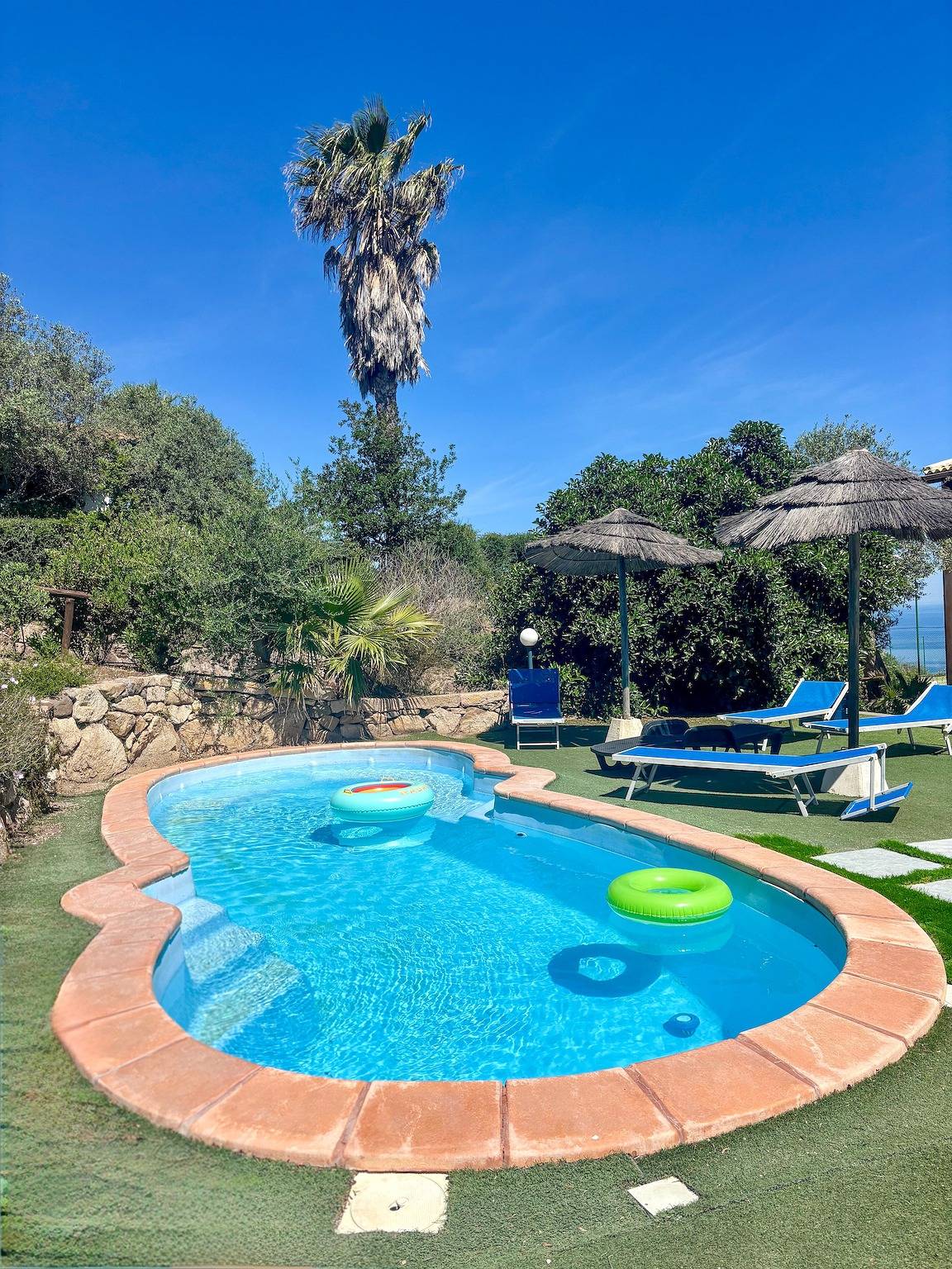 Villa 'Loft Irene with Private Pool', Sea View, Wi-Fi and Air Conditioning in Tergu, Sassari Province