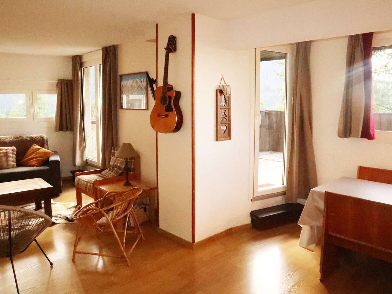 Appartement entier, Appartement rénové pour 8 pers, skis aux pieds in Les Orres, Parc national des Écrins