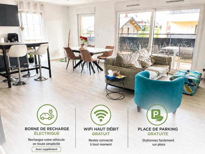 Appartement de vacances pour 6 personnes, avec vue et balcon