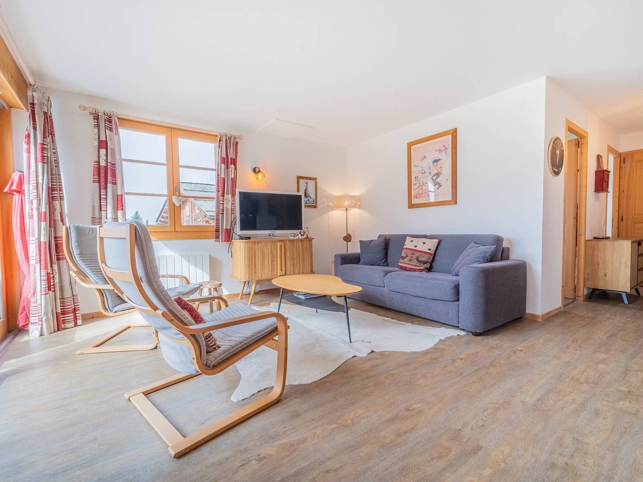 Appartement entier, Bel Appart 6 Pers - 2 Ch - Terrasse Sud - Garage - Wifi - La Clusaz in Lac des Confins, La Clusaz