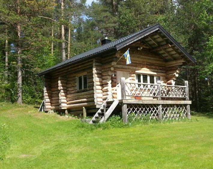 Chalet für 5 Personen, mit Seeblick und Ausblick sowie Balkon und Garten in Lappland (Schweden) - 3