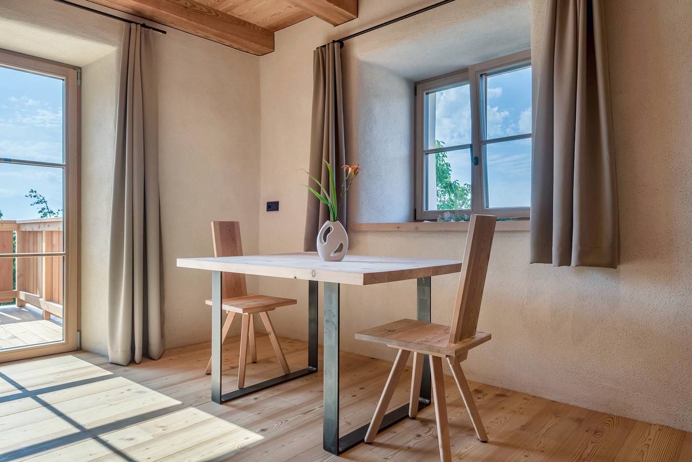 Appartamento intero, Appartamento Egger an der Lahn - Dolomiti con vista sulle montagne, terrazza e Wi-Fi in San Genesio Atesino, Alpi Sarentine