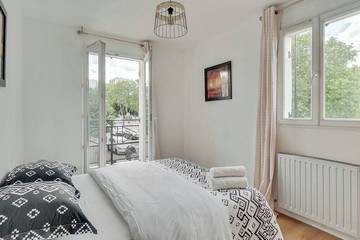 Gîte pour 6 personnes, avec terrasse et jardin à Aubervilliers