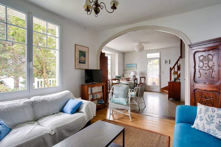 Maison de vacances pour 9 personnes, avec Vue sur l’océan ainsi que Terrasse et Jardin à Saint-Cast-le-Guildo