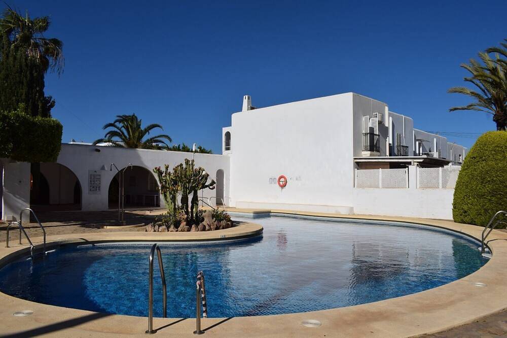 Wonderful house 250m from the sea, with pool, bbq, solarium, 3 terraces, views in El Palmeral, Mojacar