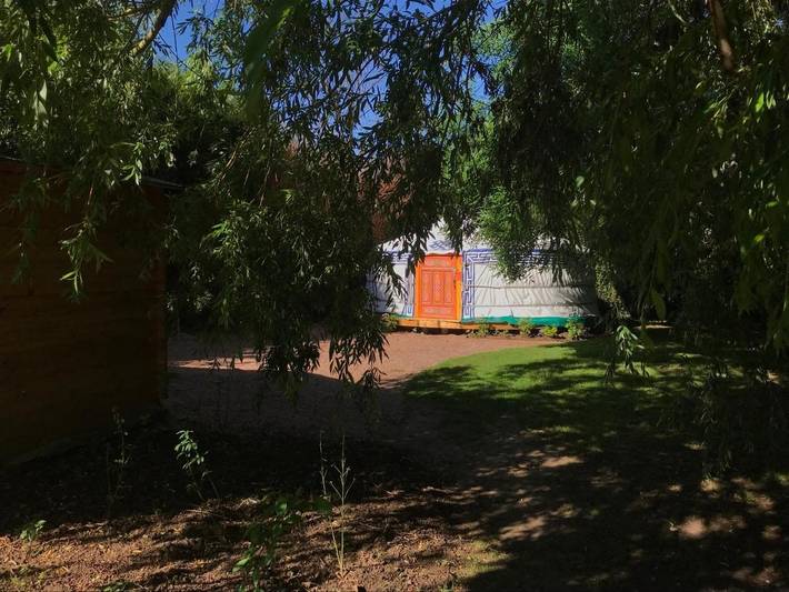 Tente pour 4 personnes, avec piscine ainsi que jardin et jacuzzi dans le Calvados - 3