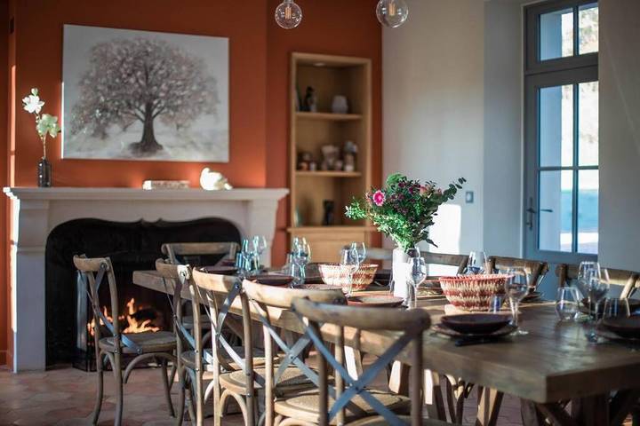 Villa pour 15 personnes, avec piscine et terrasse