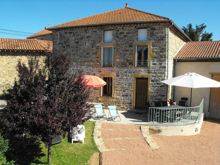 Gîte pour 8 personnes, avec jardin, animaux acceptés à Saint-Paul-de-Vézelin