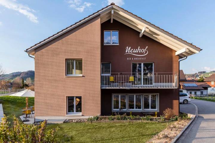 Ferienwohnung für 2 Personen, mit Terrasse und Garten sowie Ausblick in Appenzell