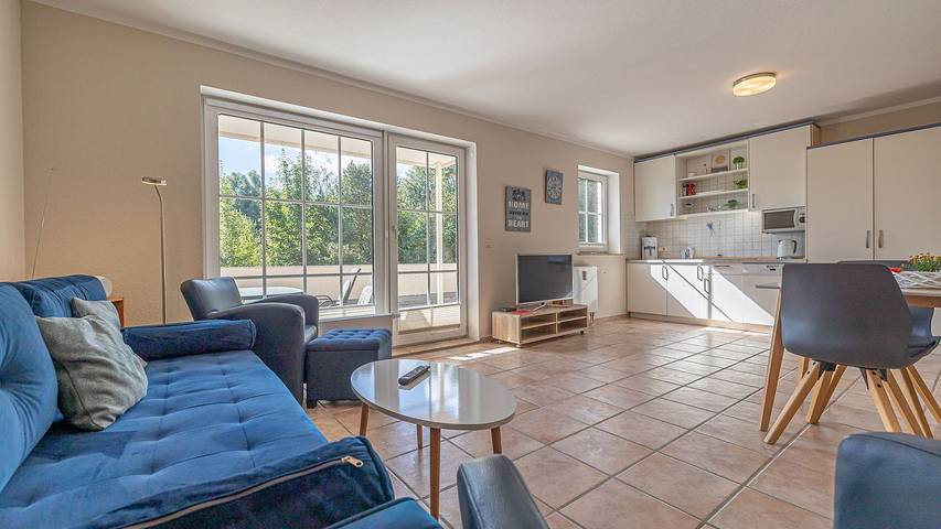 Ferienwohnung für 2 Personen, mit Ausblick und Balkon/Terrasse in Wassersleben