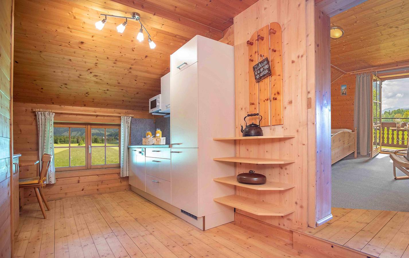 Apart."Seeseite"/1 Schlafraum/Du,Wc in Walchsee, Kaisergebirge