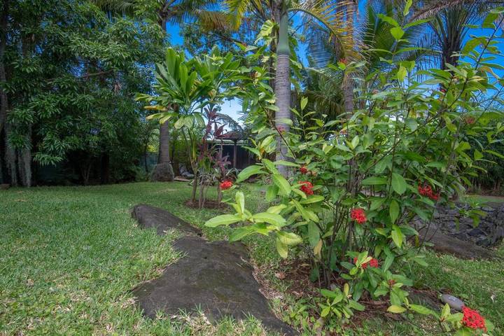 Gîte pour 2 personnes, avec piscine ainsi que vue et jardin à L'Étang-Salé - 4