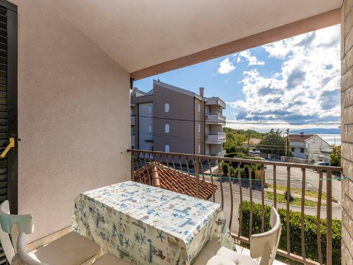 Apartament wakacyjny dla 2 osób, z balkon w Jadranovo
