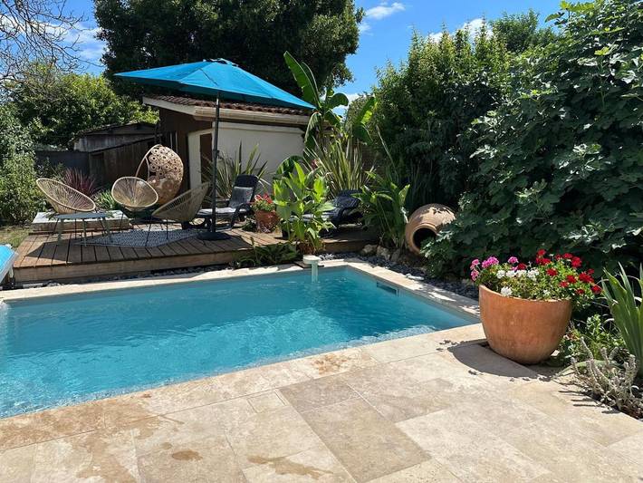 Location de vacances pour 4 personnes, avec jardin et piscine à Saint-Avit-Saint-Nazaire - 4