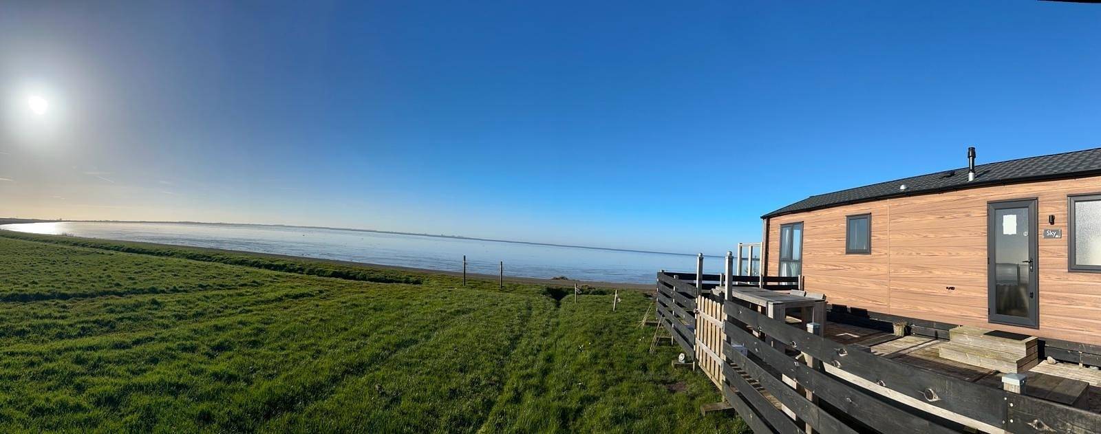 Traumlage Nr. 59 5 Meter direkt am Wattenmeer erste Reihe Luxus Chalet  unendliche Weite, eingebettet in der Natur in Wieringen, Ijsselmeer