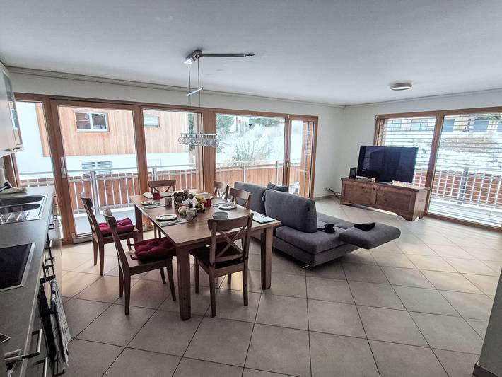 Ferienwohnung für 7 Personen, mit Ausblick und Balkon in Saas-Fee