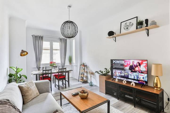 Location de vacances pour 4 personnes, avec balcon, animaux acceptés à Mulhouse