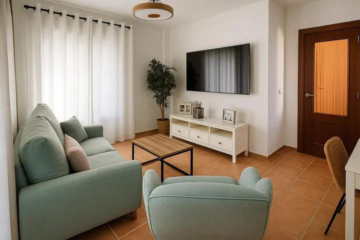 Apartamento de vacaciones para 2 personas, con vistas y terraza - 1