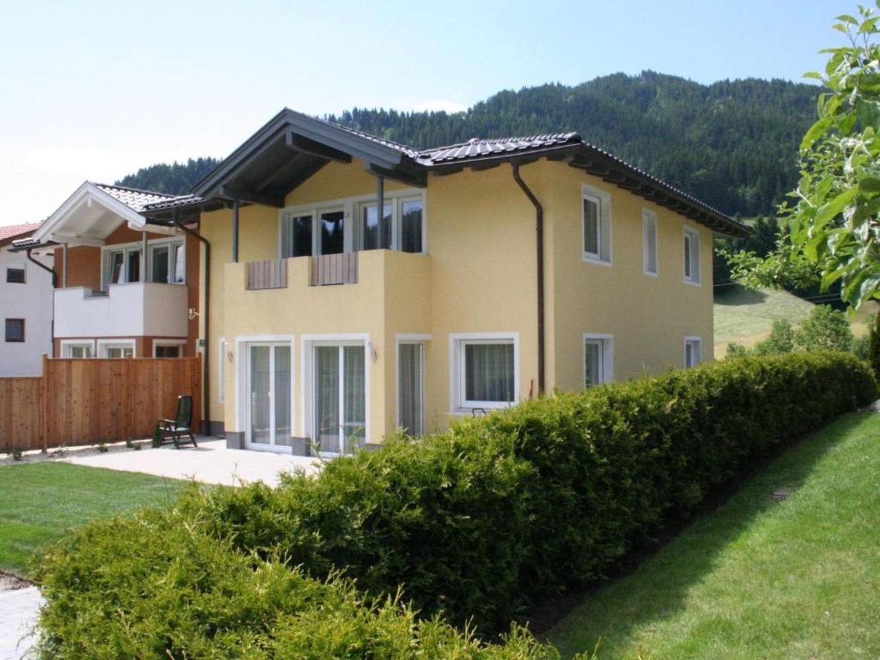Ski-in twee-onder-een-kap huis met sauna in Itter, Kaisergebirge
