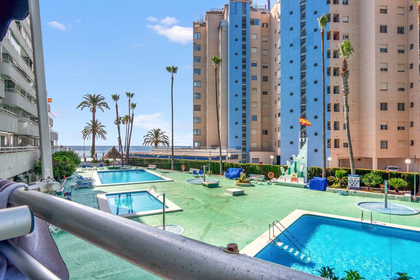 Appartement entier, Appartement 'Aguamarina C' avec vue sur la mer, Wi-Fi et climatisation in Playa la Fossa, Calpe