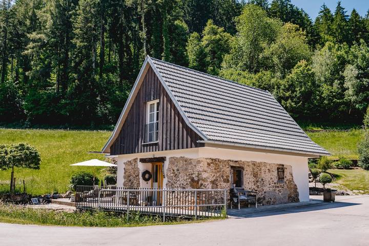 Ferienhaus für 4 Personen, mit Terrasse und Garten sowie Ausblick in Hofstetten - 3