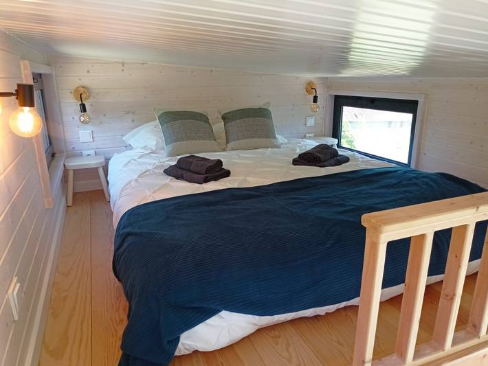 Cabaña de madera para 4 personas, con jardín además de terraza y vistas al lago, Se admiten mascotas en Arcos de Valdevez - 3