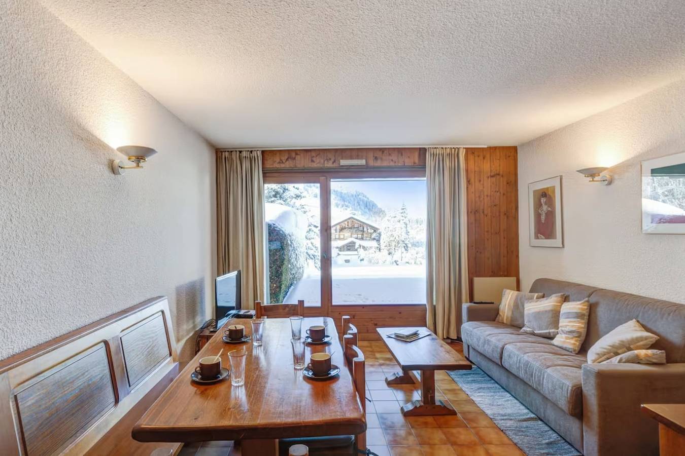 Appartement entier, Appartement avec jardin en front de neige in Megève, Pays du Mont-Blanc
