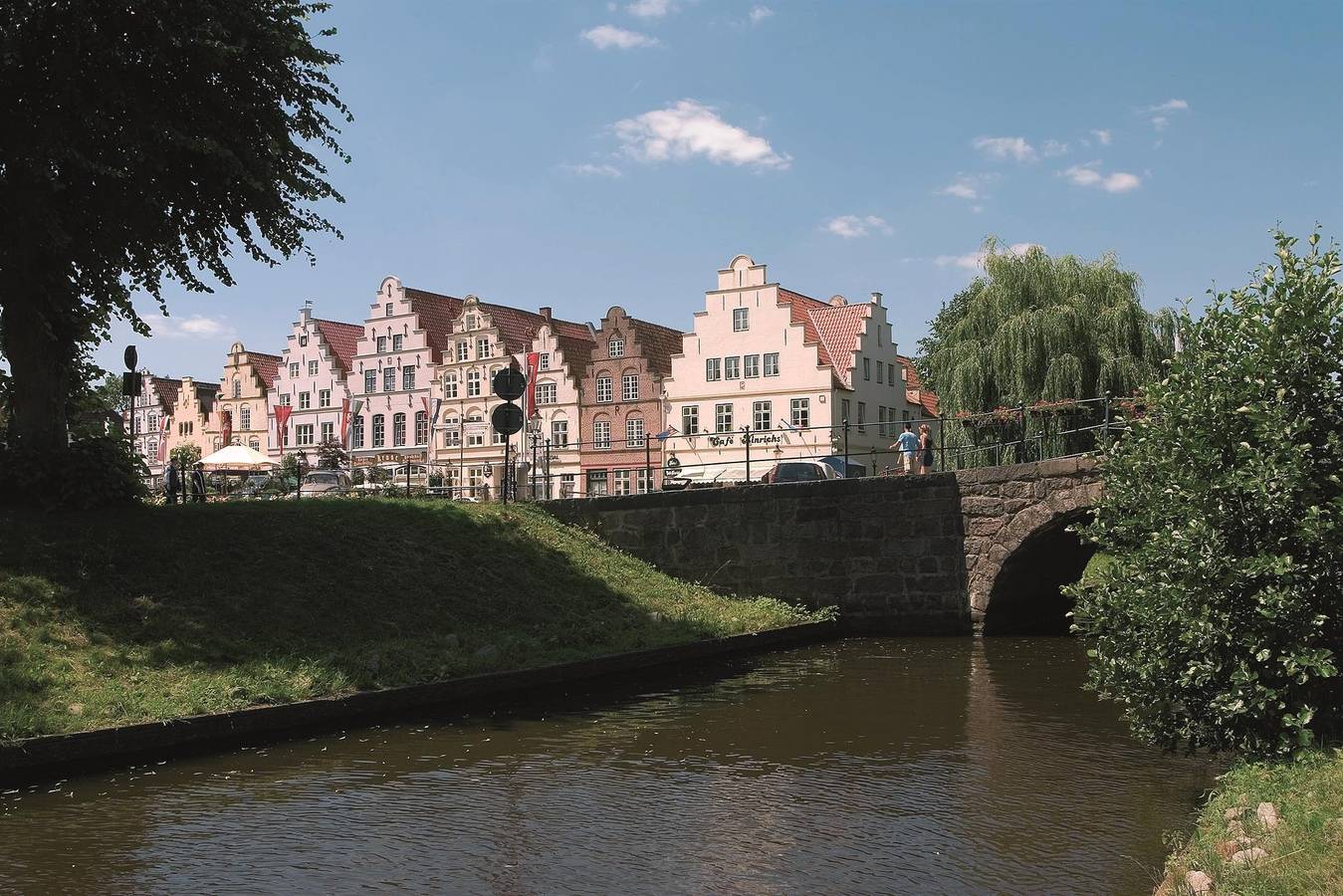 Ganze Ferienwohnung, Ferienhaus Am Binnenhafen 1 in Friedrichstadt, Eider-Treene-Sorge