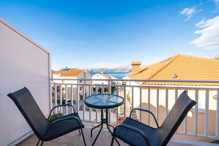 Monolocale intero, Monolocale per 3 persone con balcone in Ragusa Vecchia, Cavtat (Dalmatia)