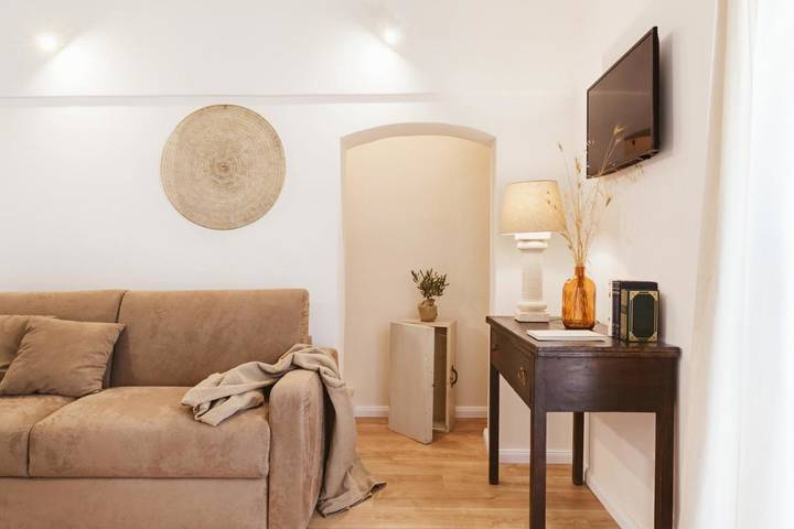Casa vacanza per 4 persone, con vista lago e balcone nonché panorama in Montescaglioso